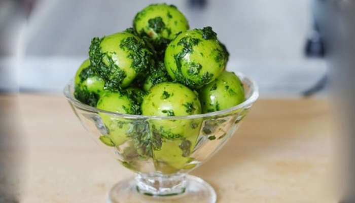 دلار یا دلال یا نمک سبز خانگی به روش مازندرانی