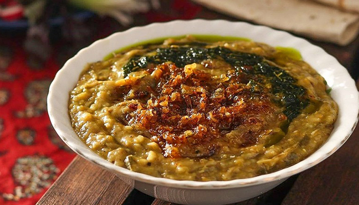 مراحل طرز تهیه آش شله قلمکار