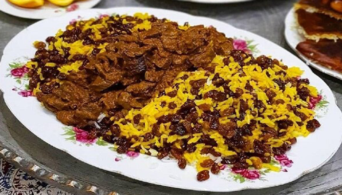 مراحل طرز تهیه پلو قشقایی