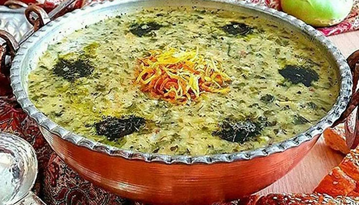 آش ماست تبریزی خوشمزه و مخصوص