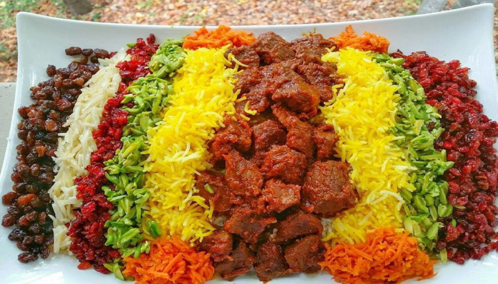 طرز تهیه پلو هفت رنگ: 1 غذای مجلسی و خوشمزه به روش سنتی!