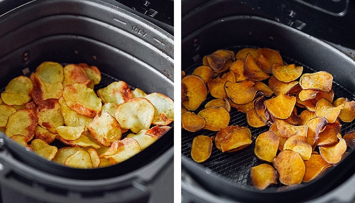 رسپی ۴: چیپس سیب زمینی رژیمی در هواپز