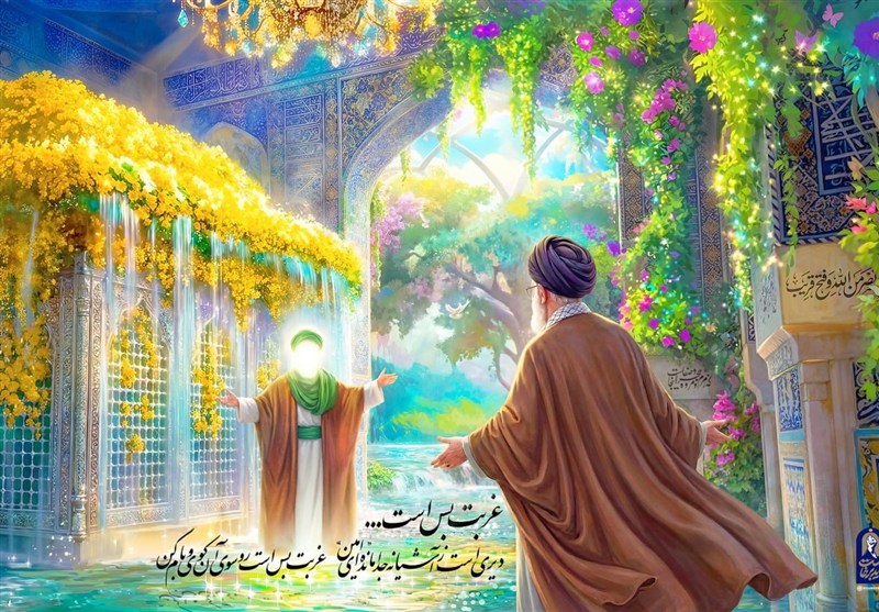 رواق دارالذکر؛ آرامگاه ابدی رهبر شهید در جوار شمس‌الشموس