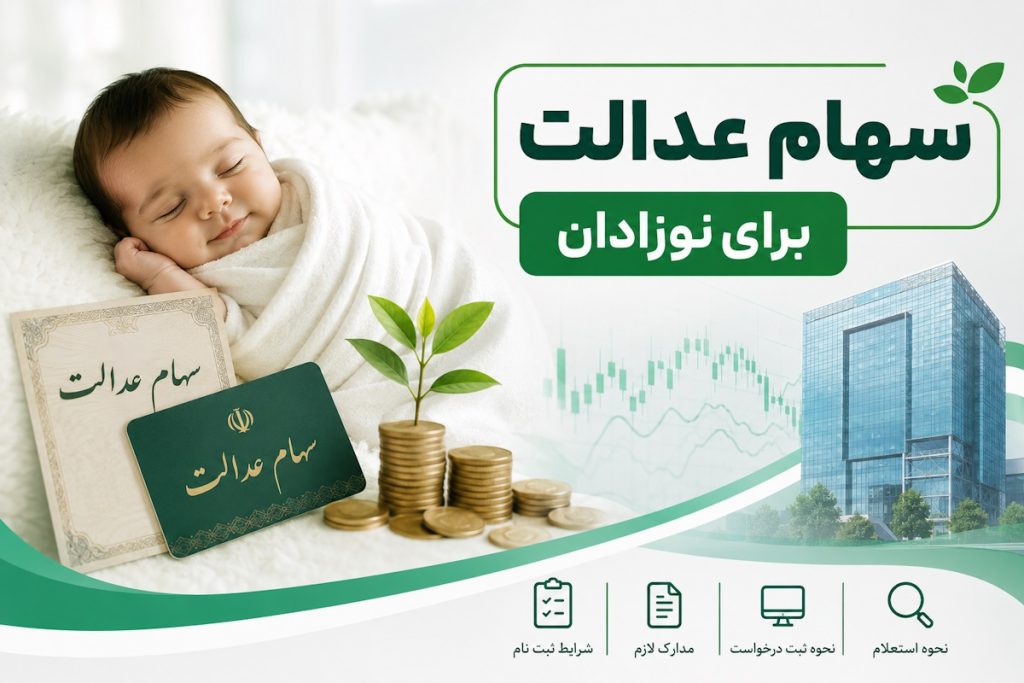 ثبت نام سهام عدالت نوزادان1405: راهنمای جامع شرایط، مدارک و پیگیری جاماندگان