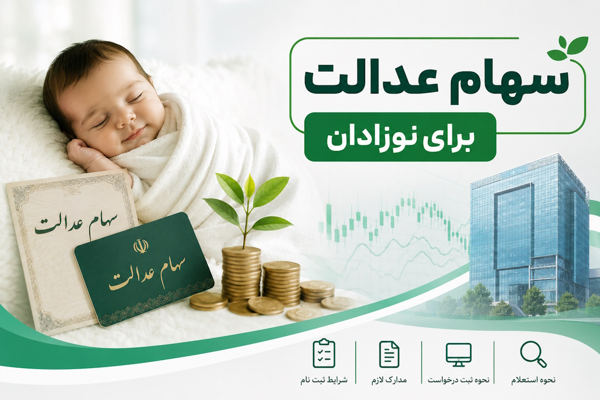 ثبت نام سهام عدالت نوزادان1405: راهنمای جامع شرایط، مدارک و پیگیری جاماندگان
