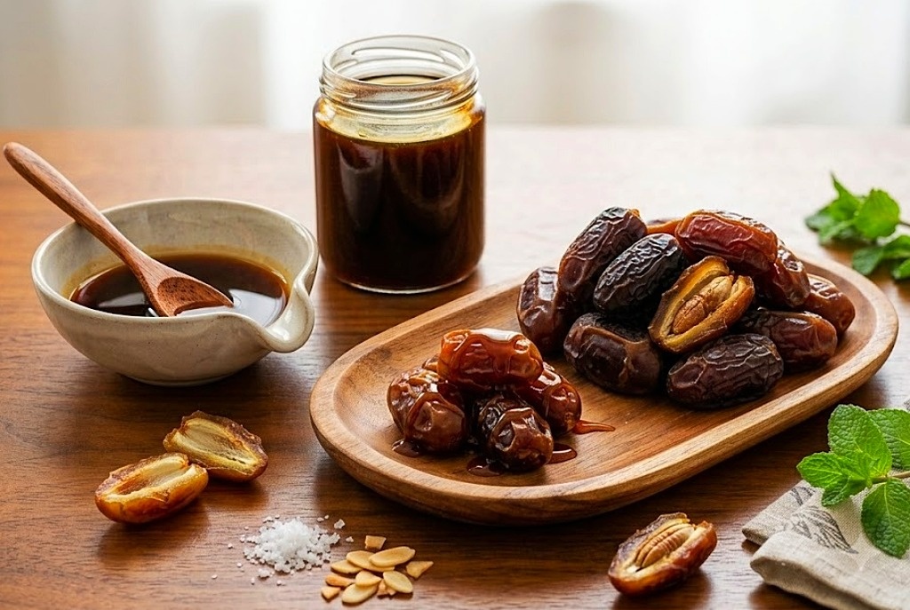 طرز تهیه شیره خرما خانگی با خرما خشک و تازه + ترفندها و نکات کلیدی