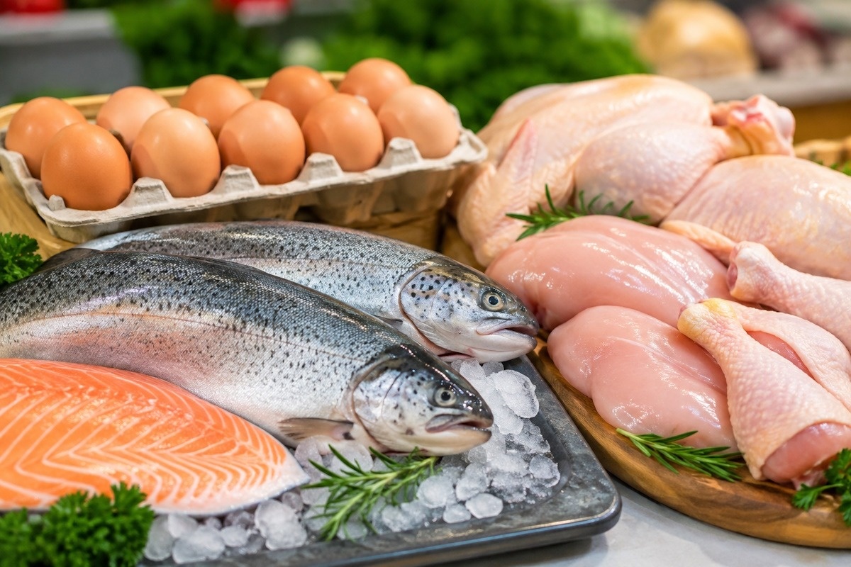 قیمت مرغ، تخممرغ و ماهی امروز دوشنبه ۱۹ مرداد ۱۴۰۵