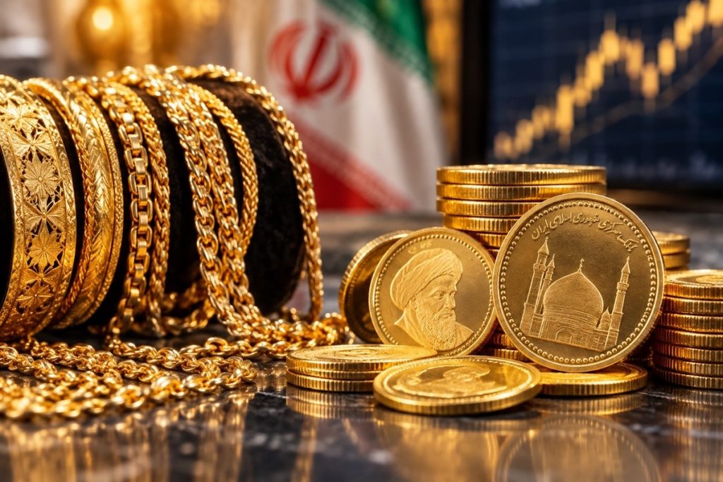 قیمت طلا و سکه امروز چهارشنبه ۱ مهر ۱۴۰۵؛ جهش طلای 18 عیار و جدول حباب سکه در بازار تهران
