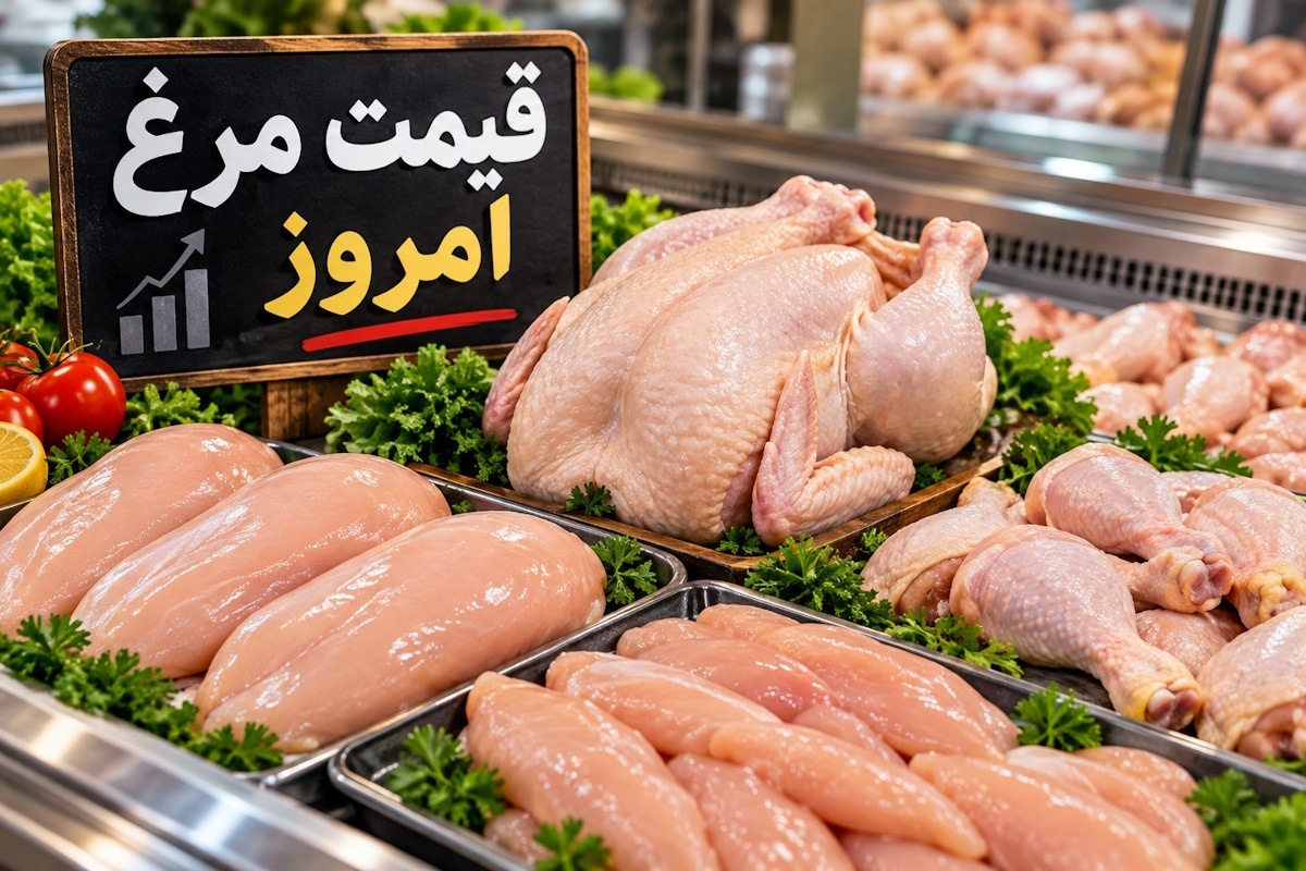 قیمت مرغ امروز ۵ مهر 1405؛ جدول جدید قیمت مرغ کامل و قطعات در بازار و میادین